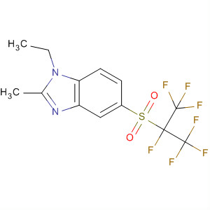 76863-20-2  1H-Benzimidazole,1-ethyl-2-methyl-5-[[1,2,2,2-tetrafluoro-1-(trifluoromethyl)ethyl]sulfonyl]-