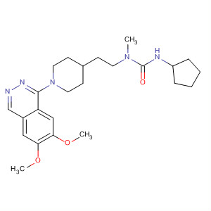 76876-32-9  Urea,N'-cyclopentyl-N-[2-[1-(6,7-dimethoxy-1-phthalazinyl)-4-piperidinyl]ethyl]-N-methyl-