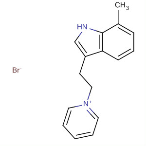76892-39-2  Pyridinium, 1-[2-(7-methyl-1H-indol-3-yl)ethyl]-, bromide