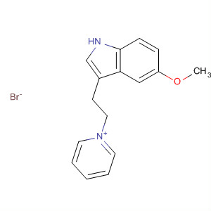 76892-40-5  Pyridinium, 1-[2-(5-methoxy-1H-indol-3-yl)ethyl]-, bromide