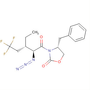 769169-32-6  2-Oxazolidinone,3-[(2S,3S)-2-azido-3-ethyl-5,5,5-trifluoro-1-oxopentyl]-4-(phenylmethyl)-,(4R)-