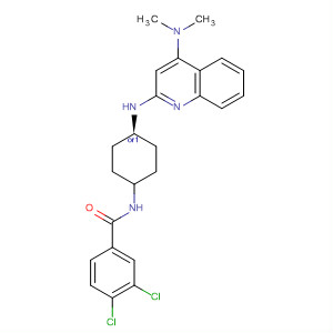 769175-83-9  Benzamide,3,4-dichloro-N-[cis-4-[[4-(dimethylamino)-2-quinolinyl]amino]cyclohexyl]-