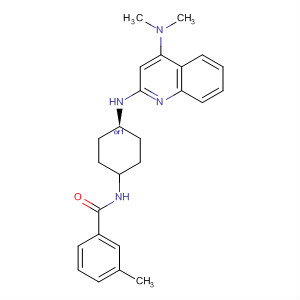 769176-02-5  Benzamide,N-[cis-4-[[4-(dimethylamino)-2-quinolinyl]amino]cyclohexyl]-3-methyl-