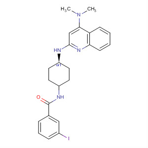 769176-10-5  Benzamide,N-[cis-4-[[4-(dimethylamino)-2-quinolinyl]amino]cyclohexyl]-3-iodo-