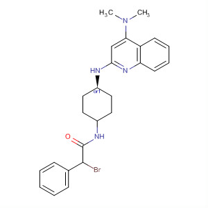 769176-32-1  Benzeneacetamide,2-bromo-N-[cis-4-[[4-(dimethylamino)-2-quinolinyl]amino]cyclohexyl]-