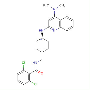 769177-73-3  Benzamide,2,6-dichloro-N-[[cis-4-[[4-(dimethylamino)-2-quinolinyl]amino]cyclohexyl]methyl]-