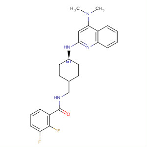 769177-80-2  Benzamide,N-[[cis-4-[[4-(dimethylamino)-2-quinolinyl]amino]cyclohexyl]methyl]-2,3-difluoro-
