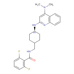 769177-81-3  Benzamide,N-[[cis-4-[[4-(dimethylamino)-2-quinolinyl]amino]cyclohexyl]methyl]-2,6-difluoro-