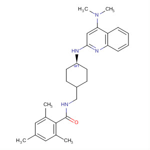 769177-83-5  Benzamide,N-[[cis-4-[[4-(dimethylamino)-2-quinolinyl]amino]cyclohexyl]methyl]-2,4,6-trimethyl-