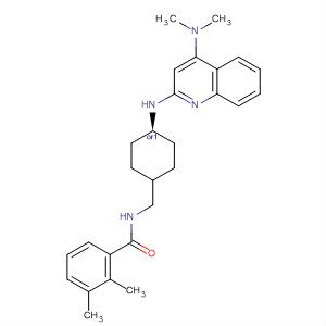 769177-89-1  Benzamide,N-[[cis-4-[[4-(dimethylamino)-2-quinolinyl]amino]cyclohexyl]methyl]-2,3-dimethyl-