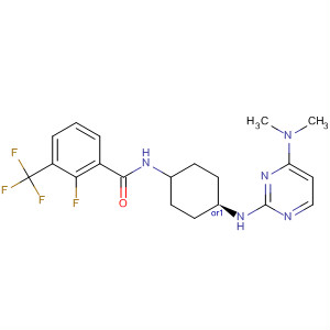 769178-34-9  Benzamide,N-[cis-4-[[4-(dimethylamino)-2-pyrimidinyl]amino]cyclohexyl]-2-fluoro-3-(trifluoromethyl)-
