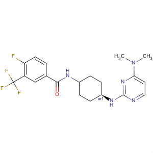 769178-76-9  Benzamide,N-[cis-4-[[4-(dimethylamino)-2-pyrimidinyl]amino]cyclohexyl]-4-fluoro-3-(trifluoromethyl)-