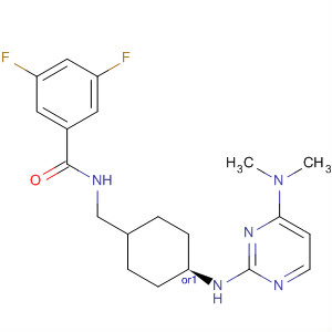 769179-31-9  Benzamide,N-[[cis-4-[[4-(dimethylamino)-2-pyrimidinyl]amino]cyclohexyl]methyl]-3,5-difluoro-