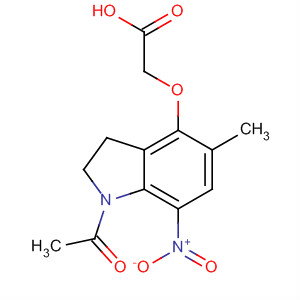 770251-05-3  Acetic acid, [(1-acetyl-2,3-dihydro-5-methyl-7-nitro-1H-indol-4-yl)oxy]-