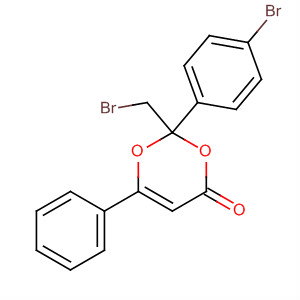 77092-20-7  4H-1,3-Dioxin-4-one, 2-(bromomethyl)-2-(4-bromophenyl)-6-phenyl-
