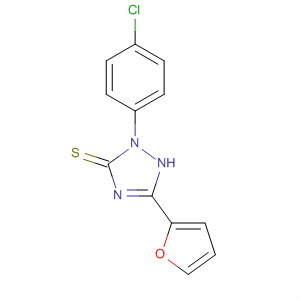 77094-24-7  3H-1,2,4-Triazole-3-thione, 2-(4-chlorophenyl)-5-(2-furanyl)-1,2-dihydro-