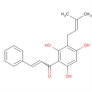 77129-51-2  2-Propen-1-one,3-phenyl-1-[2,4,6-trihydroxy-3-(3-methyl-2-butenyl)phenyl]-