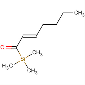 77129-90-9  Silane, trimethyl(1-oxo-2-heptenyl)-, (E)-