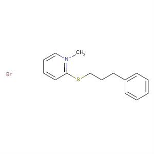 77148-69-7  Pyridinium, 1-methyl-2-[(3-phenylpropyl)thio]-, bromide