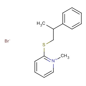 77148-70-0  Pyridinium, 1-methyl-2-[(2-phenylpropyl)thio]-, bromide