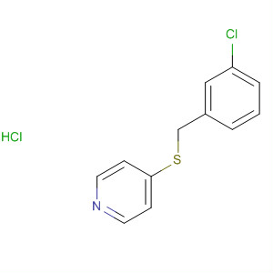 77148-90-4  Pyridine, 4-[[(3-chlorophenyl)methyl]thio]-, hydrochloride