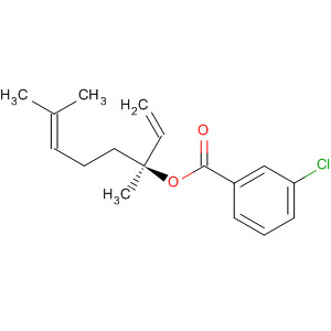 771489-80-6  Benzoic acid, 3-chloro-, (1S)-1-ethenyl-1,5-dimethyl-4-hexenyl ester
