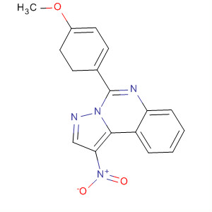 77197-28-5  Pyrazolo[1,5-c]quinazoline, 5,6-dihydro-5-(4-methoxyphenyl)-1-nitro-