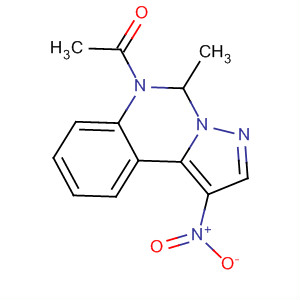 77197-37-6  Pyrazolo[1,5-c]quinazoline, 6-acetyl-5,6-dihydro-5-methyl-1-nitro-