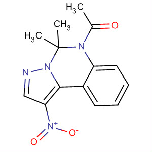 77197-41-2  Pyrazolo[1,5-c]quinazoline, 6-acetyl-5,6-dihydro-5,5-dimethyl-1-nitro-