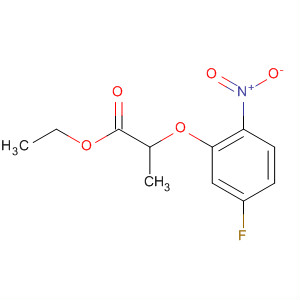 77207-00-2  Propanoic acid, 2-(5-fluoro-2-nitrophenoxy)-, ethyl ester 77207-00-2  Propanoic acid, 2-(5-fluoro-2-nitrophenoxy)-, ethyl ester