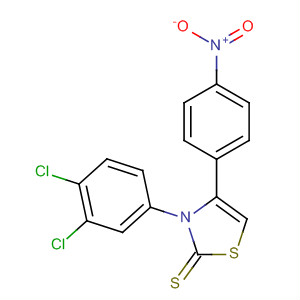 77293-55-1  2(3H)-Thiazolethione, 3-(3,4-dichlorophenyl)-4-(4-nitrophenyl)-