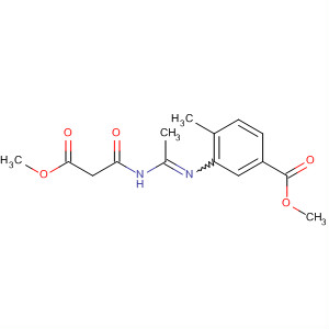 773103-91-6  Benzoic acid,3-[[1-[(3-methoxy-1,3-dioxopropyl)amino]ethylidene]amino]-4-methyl-,methyl ester