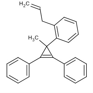 77333-71-2  Benzene, 1-(1-methyl-2,3-diphenyl-2-cyclopropen-1-yl)-2-(2-propenyl)-