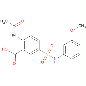 774216-88-5  Benzoic acid, 2-(acetylamino)-5-[[(3-methoxyphenyl)amino]sulfonyl]-