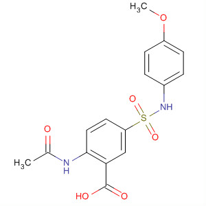 774216-89-6  Benzoic acid, 2-(acetylamino)-5-[[(4-methoxyphenyl)amino]sulfonyl]-