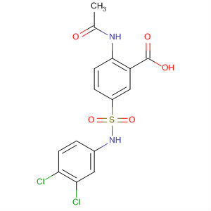 774216-95-4  Benzoic acid, 2-(acetylamino)-5-[[(3,4-dichlorophenyl)amino]sulfonyl]-