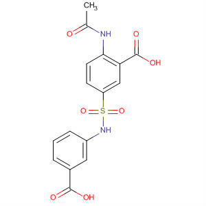 774217-04-8  Benzoic acid, 2-(acetylamino)-5-[[(3-carboxyphenyl)amino]sulfonyl]-