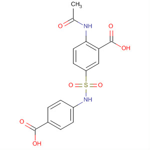 774217-05-9  Benzoic acid, 2-(acetylamino)-5-[[(4-carboxyphenyl)amino]sulfonyl]-