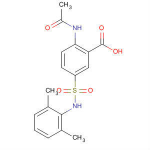 774217-19-5  Benzoic acid, 2-(acetylamino)-5-[[(2,6-dimethylphenyl)amino]sulfonyl]-
