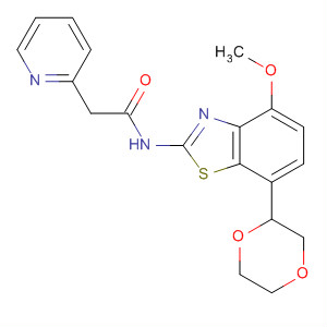 774223-69-7  2-Pyridineacetamide,N-[7-(1,4-dioxan-2-yl)-4-methoxy-2-benzothiazolyl]-