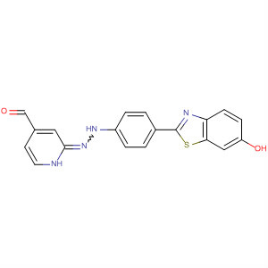 774237-95-5  4-Pyridinecarboxaldehyde,[4-(6-hydroxy-2-benzothiazolyl)phenyl]hydrazone