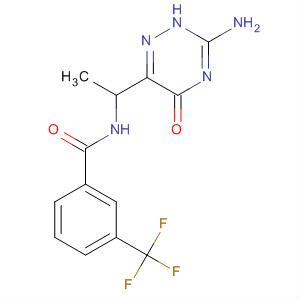 774461-62-0  Benzamide,N-[1-(3-amino-2,5-dihydro-5-oxo-1,2,4-triazin-6-yl)ethyl]-3-(trifluoromethyl)-