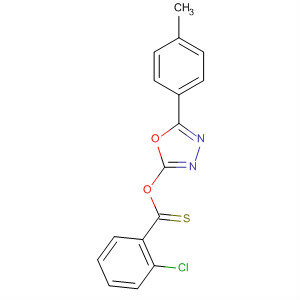 774593-60-1  Benzenecarbothioic acid, 2-chloro-,S-[5-(4-methylphenyl)-1,3,4-oxadiazol-2-yl] ester