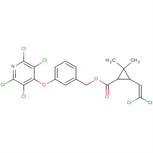 774594-33-1  Cyclopropanecarboxylic acid, 3-(2,2-dichloroethenyl)-2,2-dimethyl-,[3-[(2,3,5,6-tetrachloro-4-pyridinyl)oxy]phenyl]methyl ester