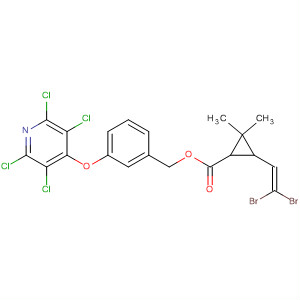 774594-35-3  Cyclopropanecarboxylic acid, 3-(2,2-dibromoethenyl)-2,2-dimethyl-,[3-[(2,3,5,6-tetrachloro-4-pyridinyl)oxy]phenyl]methyl ester