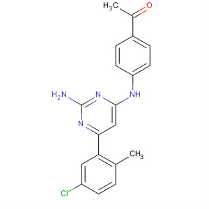 774607-10-2  Ethanone,1-[4-[[2-amino-6-(5-chloro-2-methylphenyl)-4-pyrimidinyl]amino]phenyl]-
