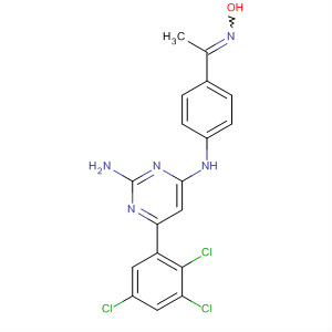 774607-33-9  Ethanone,1-[4-[[2-amino-6-(2,3,5-trichlorophenyl)-4-pyrimidinyl]amino]phenyl]-,oxime