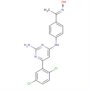 774607-40-8  Ethanone,1-[4-[[2-amino-6-(2,5-dichlorophenyl)-4-pyrimidinyl]amino]phenyl]-,oxime