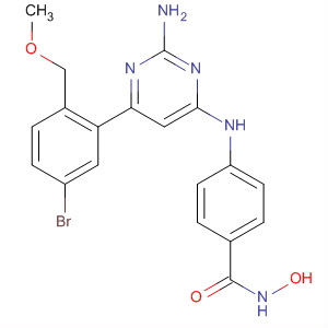 774607-68-0  Benzamide,4-[[2-amino-6-[5-bromo-2-(methoxymethyl)phenyl]-4-pyrimidinyl]amino]-N-hydroxy-