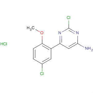 774607-85-1  4-Pyrimidinamine, 2-chloro-6-(5-chloro-2-methoxyphenyl)-,monohydrochloride